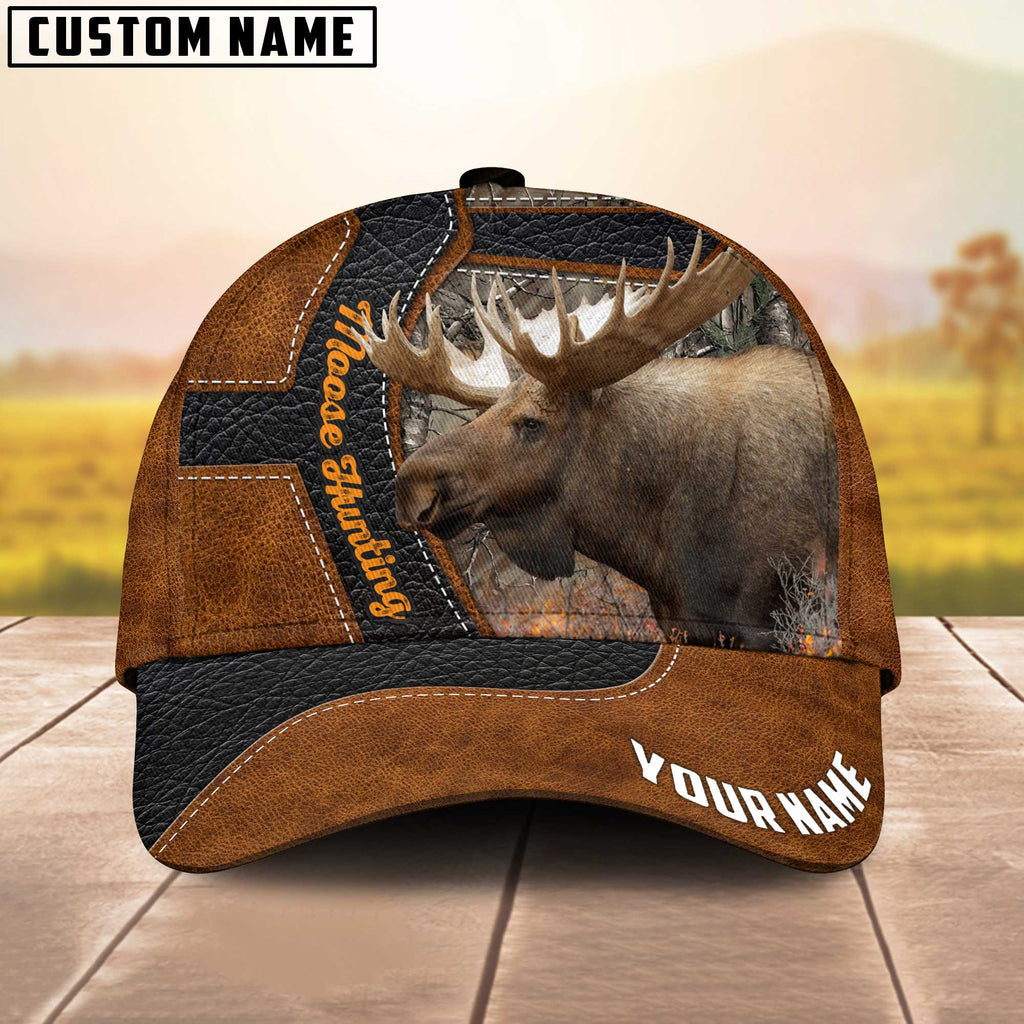 BlueJose Majestic Moose Hunting Multicolor Personalized Cap