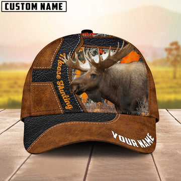 BlueJose Majestic Moose Hunting Multicolor Personalized Cap