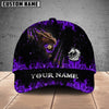 BlueJose Billiards Ball 8 Fire Dragon Personalized Name Cap (4 Colors)