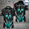 BlueJose Skull Flame Bowling Personalized Name, Team Name 3D Shirt (4 Colors)