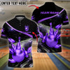 BlueJoses Bowling And Pins Premium Customized Name 3D Shirt ( 6 Colors)