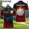 BlueJose Golf Break The Darkness Customized Name, Team Name 3D Shirts (4 Colors)