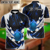 BlueJoses Personalized Name Thunders Bowling And Pins Multicolor 3D Shirt for Amy Miller