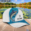 BlueJose Custom Name Blue Marlin Fishing Blue Water Cap