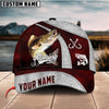 BlueJose Custom Name Walleye Fishing Red Cap