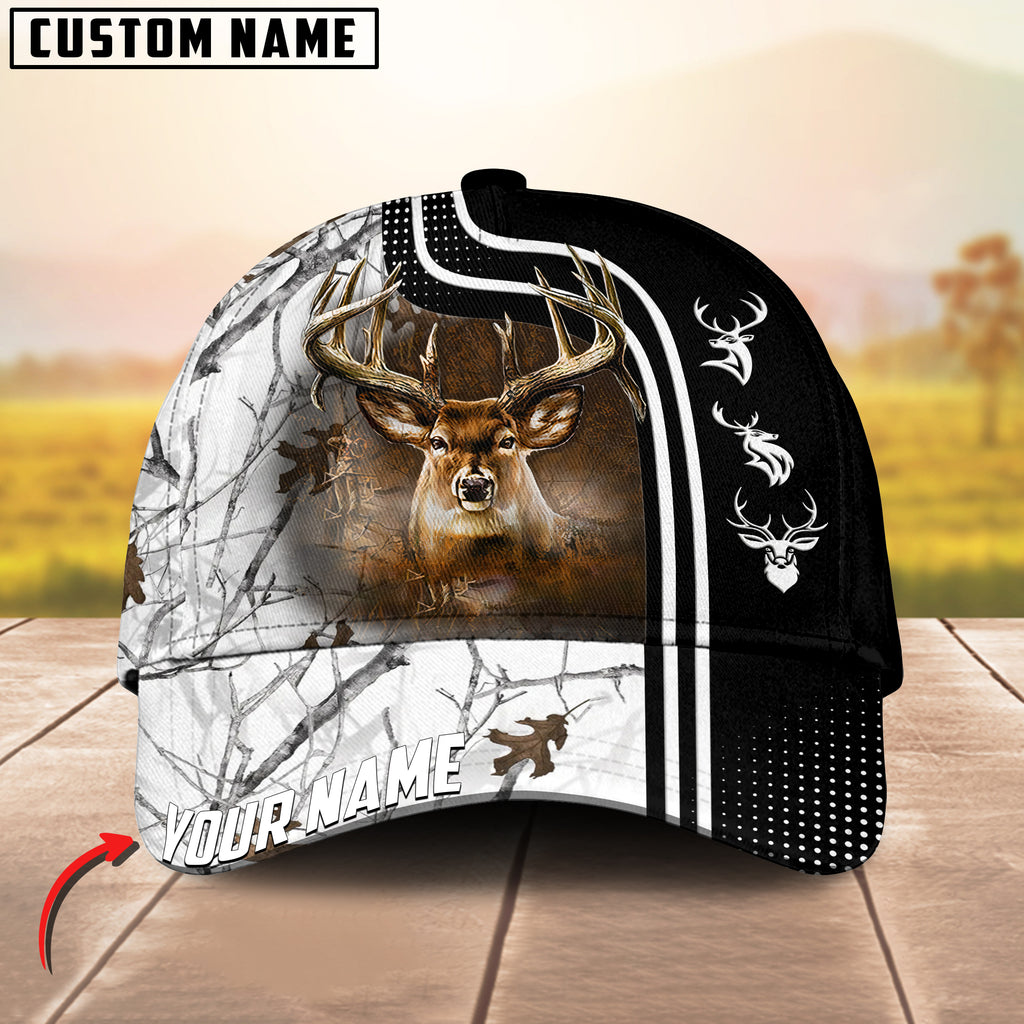 BlueJose Deer Hunting Camouflage Dotted Pattern Personalized Cap (6 colors)