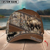 BlueJose Moose Hunting Camo Pattern Multicolor Personalized Cap