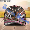 BlueJose Wilderness Moose Hunting Camo Pattern Multicolor Personalized Name 3D Cap (5 Colors)