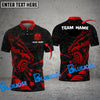 BlueJose Darts Bling Dragon Personalized Name, Team Name Shirt (4 Colors)