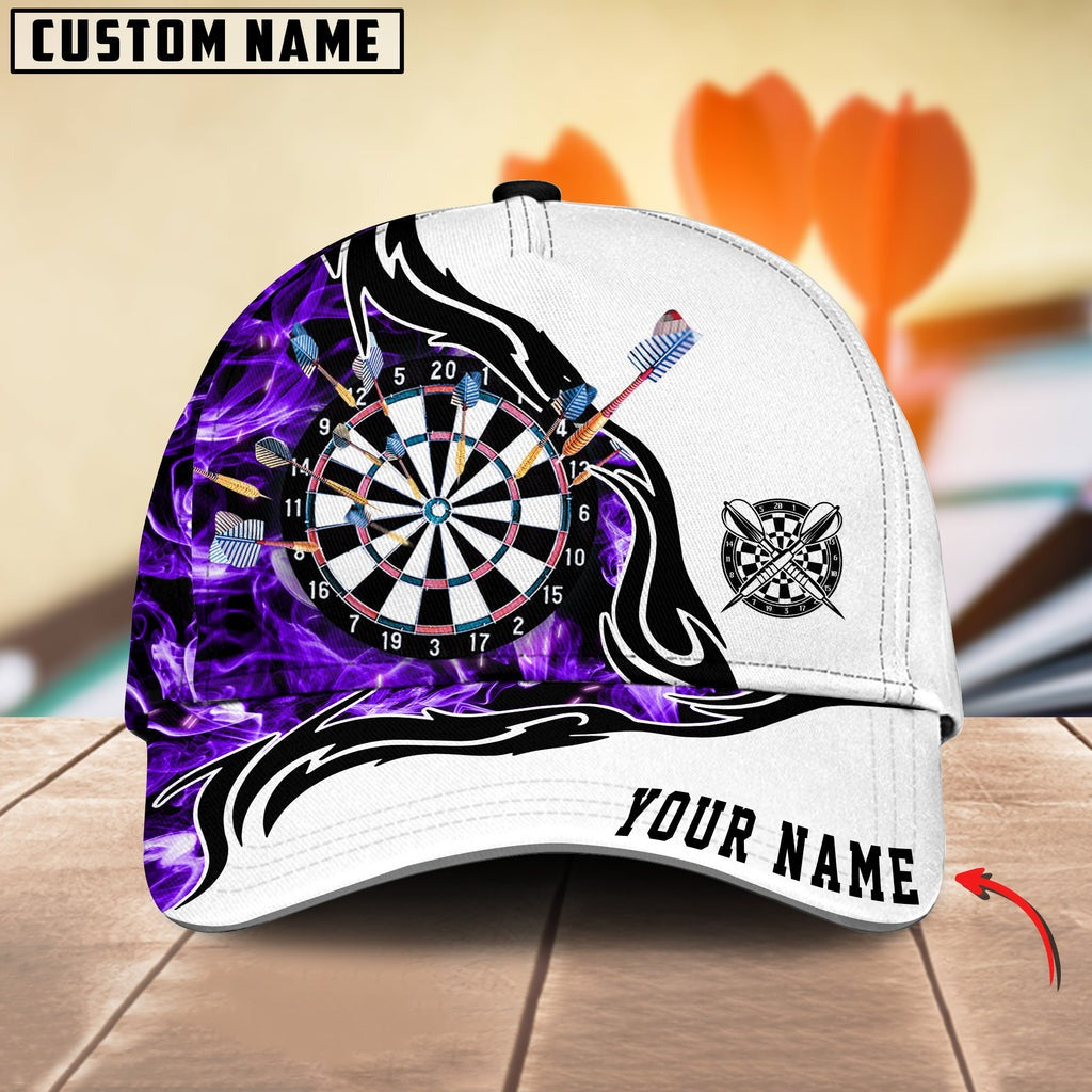 BlueJose Darts Smoke Flame Personalized Name Cap (4 Colors)