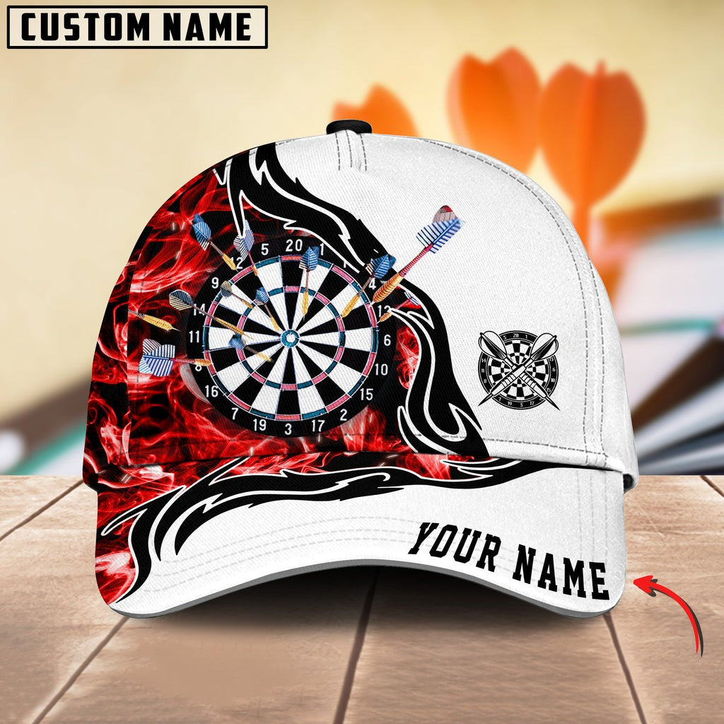BlueJose Darts Smoke Flame Personalized Name Cap (4 Colors)