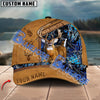 BlueJose Deer Hunting Camouflage Brown Leather Pattern  Multicolor Personalized Cap