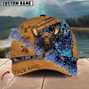 BlueJose Moose Hunting Camouflage Brown Leather Pattern  Multicolor Personalized Cap