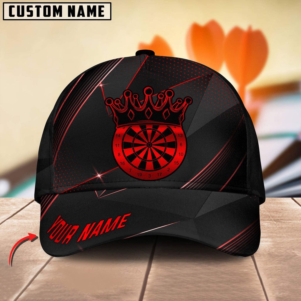 BlueJose Darts Golden Luxury Pattern Personalized Name Cap (6 Colors)