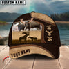 BlueJose Premium Couple Moose Hunting Buck& Doe Collab Artist Classic Personalized Cap