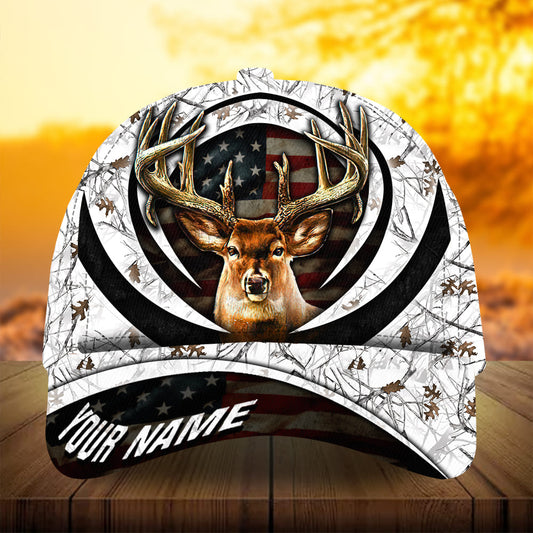 BlueJose The Best Of Flag Deer Arc Hunting 3D Cap (5 Colors)