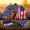 BlueJose Premium Florapunk Flag Deer Hunting Personalized Cap