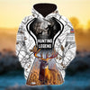 BlueJose Eternity Hunting Legend Deer Hunting 3D Hoodie (3 Colors)