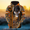 BlueJose The Distinction Of Hunting Legend Personalized Name 3D Hoodie (3 Colors)