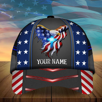 BlueJose Premium American Eagle, American Pride Cap Personalized