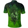 BlueJose VikingStyle Clothing - Viking Yggdrasil Green Polo Shirt