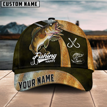 BlueJose Personalized Walleye Fishing Classic Cap