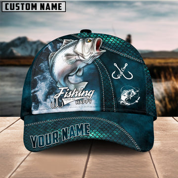 BlueJose Personalized Stripped Bass Fishing Classic Cap