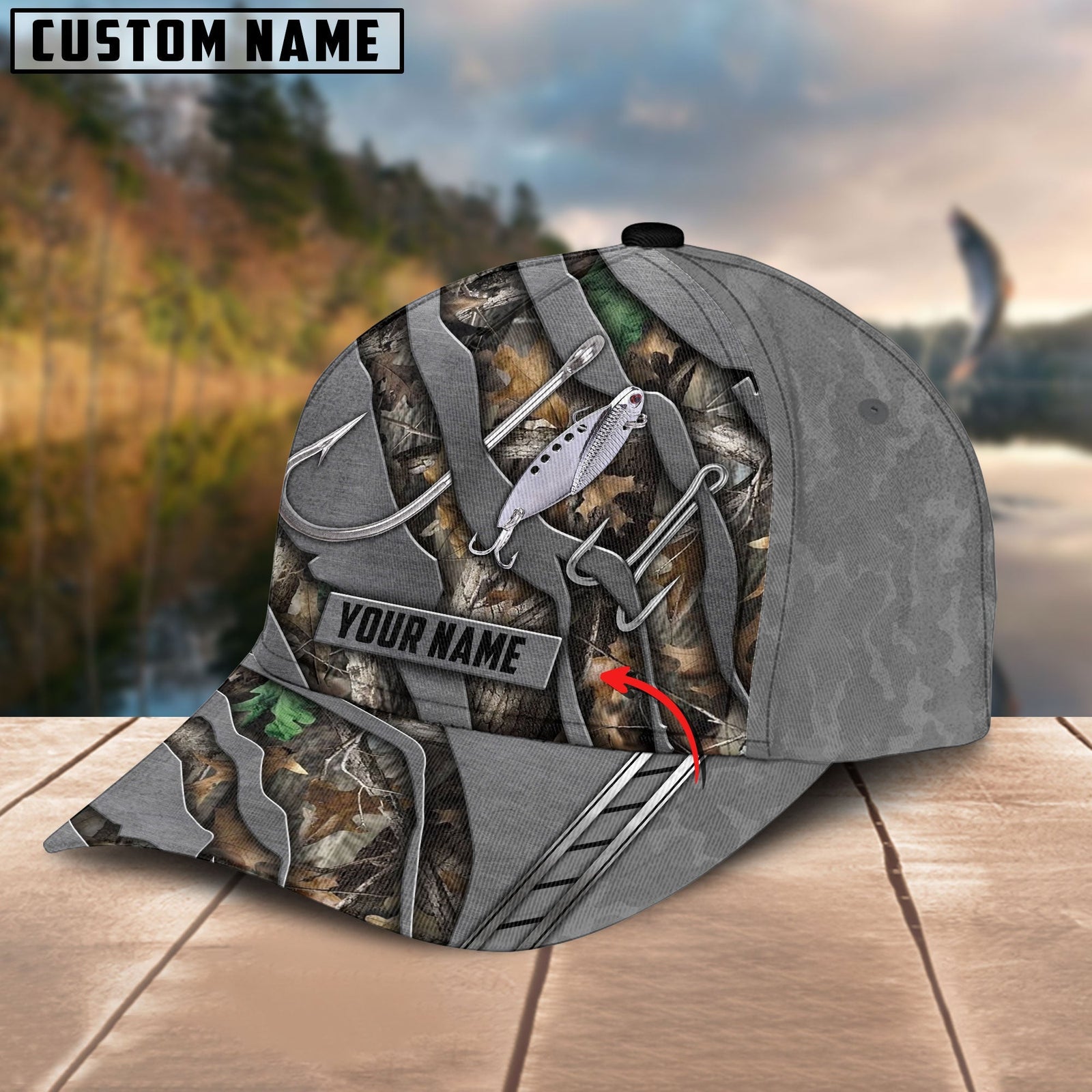 BlueJose Personalized Fish Moss Cap