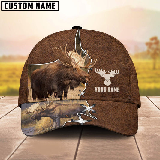 BlueJose Moose Hunting Camouflage Personalized Cap