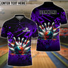 BlueJoses Bowling And Pins Diamond Broken Customized Name 3D Shirt (4 Colors)