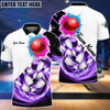 BlueJoses Bowling Strike Paint Color Personalized Name, Team Name 3D Shirt