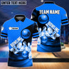 BlueJoses Bowling and Pins Colorful Personalized Name Team Name 3D Shirt (4 Colors)