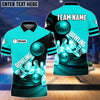 BlueJoses Bowling and Pins Colorful Personalized Name Team Name 3D Shirt (4 Colors), Personalized Shirts For Bowling Players