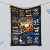 BlueJose I'm A Bass Man Fishing Blanket