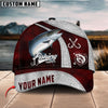 BlueJose Personalized Salmon Fishing Red Cap