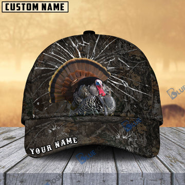 BlueJose Turkey Hunting Broken Pattern Personalized Cap