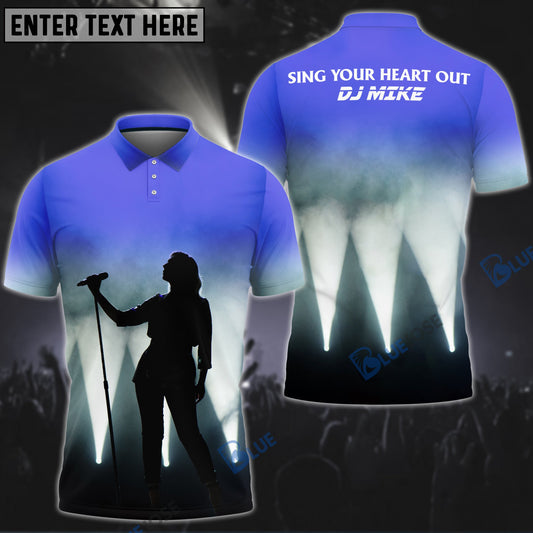 BlueJoses DJ for Michael F Customized Name, Team Name 3D Shirt