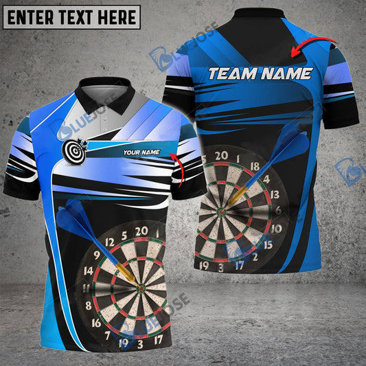 BlueJose Darts Blade Armor Personalized Name, Team Name 3D Shirt (4 Colors)