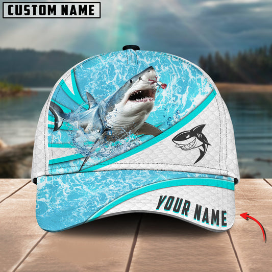 Bluejose Shark Fishing Water Tornado Personalized Cap