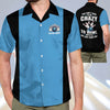 BlueJose You Don't Have To Be Crazy To Bowl With Us We Can Train You Personalized Name Hawaiian Shirt