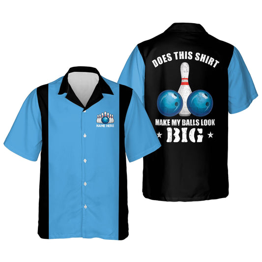 BlueJoses Retro Vintage Bowling Personalized Name Hawaiian Shirt