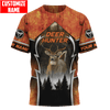 BlueJose Personalized Deer Hunting Hunter Orange Camo 3D Shirts