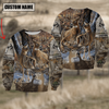 BlueJose Custom Name Hunting Deer Autunm Style Shirt 3D Shirts