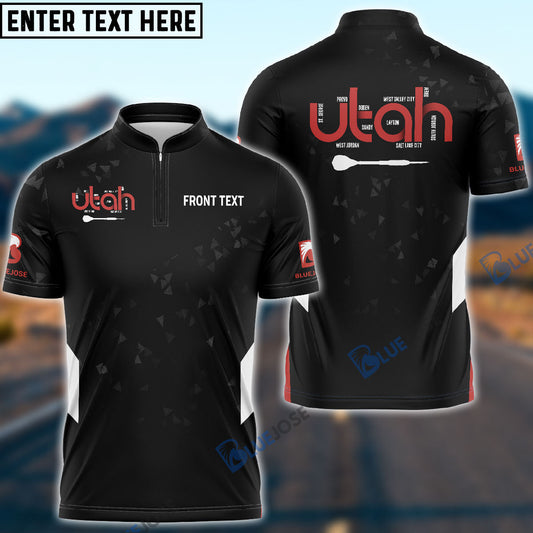 BlueJose Utah Darts Custom Name Shirt