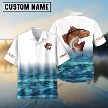 BlueJose Personalized Redfish Fishing 3D Shirt