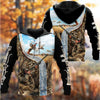 BlueJose Pheasant Sky Hunting 3D Hoodie