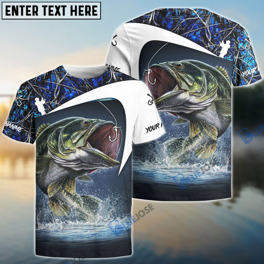 BlueJose Personalized Largemouth Bass Fishing 3D Shirts