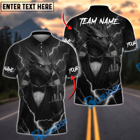 BlueJose Darts Shadowlord Thunderstrike Dragon Personalized Name Shirt