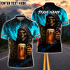 BlueJose Darts & Beer Grim Reaper Customized Name, Team Name 3D Shirt (4 Colors)