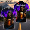 BlueJose Darts & Beer Grim Reaper Customized Name, Team Name 3D Shirt (4 Colors)